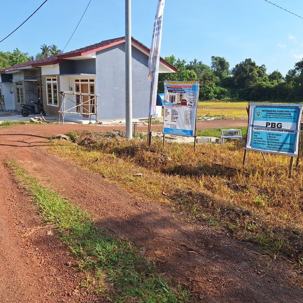 foto gerbang perumahan BELITUNG CAHAYA RESIDENCE