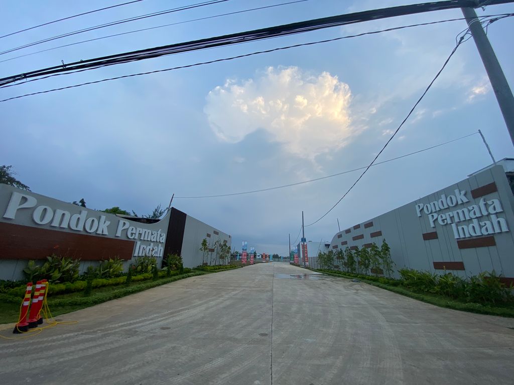 foto gerbang perumahan Pondok Permata Indah