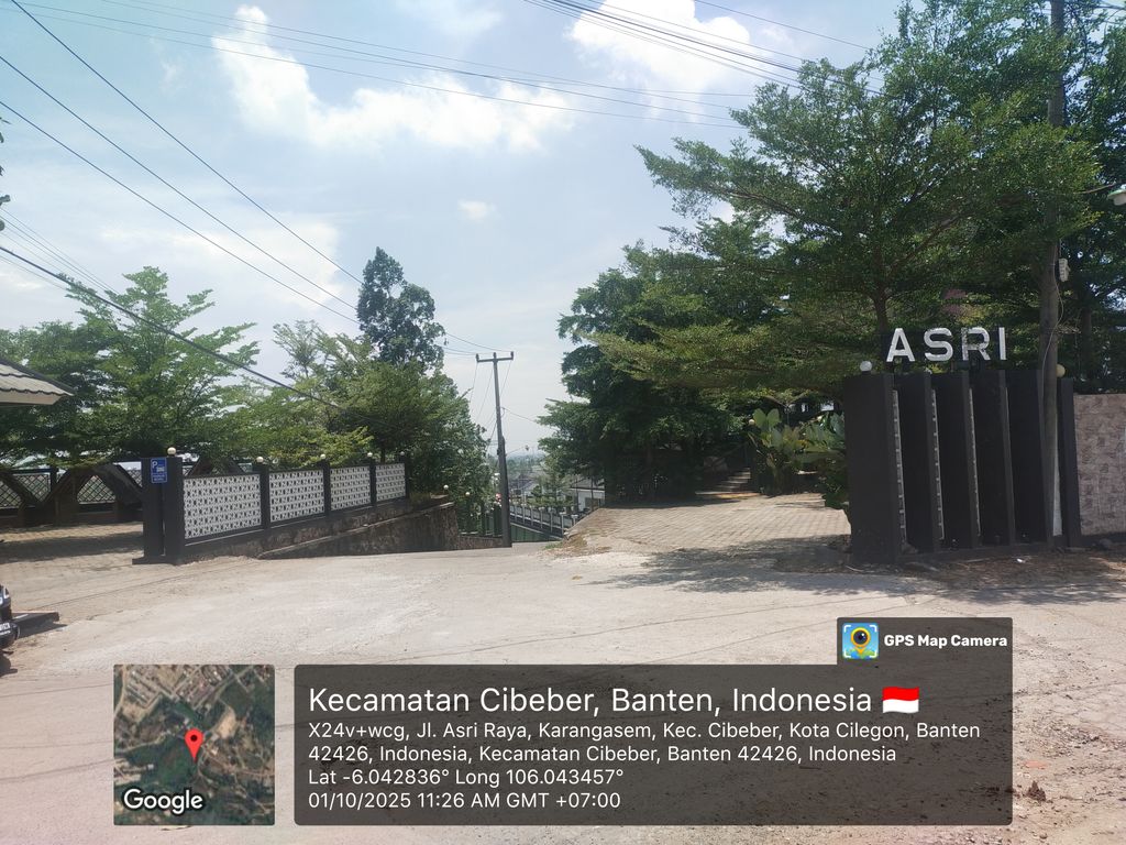 foto posisi tengah perumahan CURUG ASRI RESIDENCE