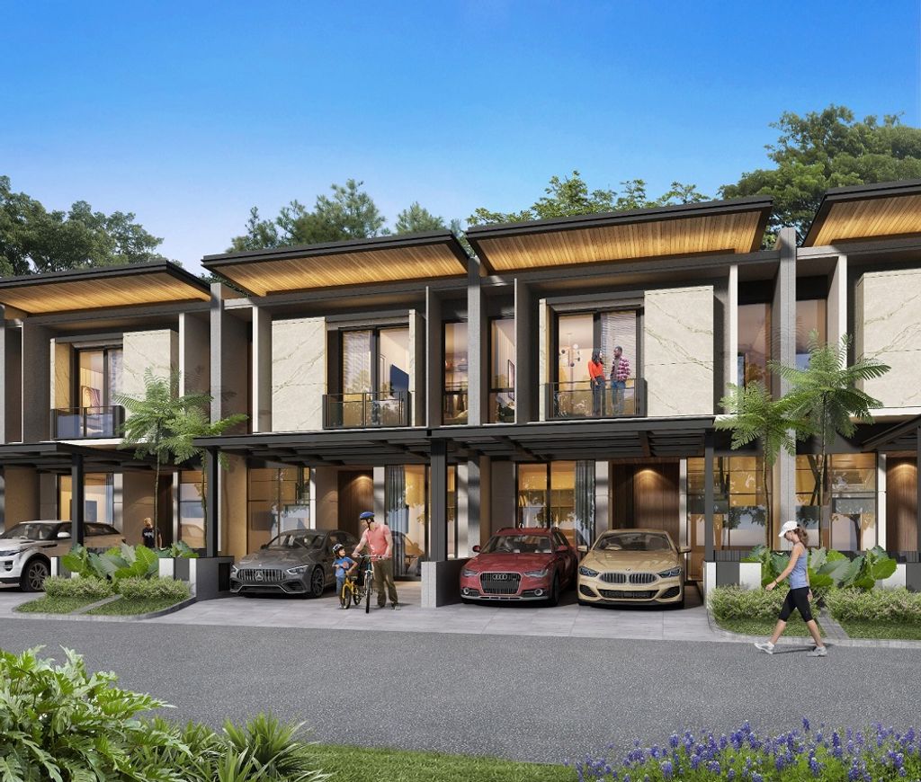 foto tampak rumah tipe ROCHESTER perumahan D9 CITRALAND SURABAYA