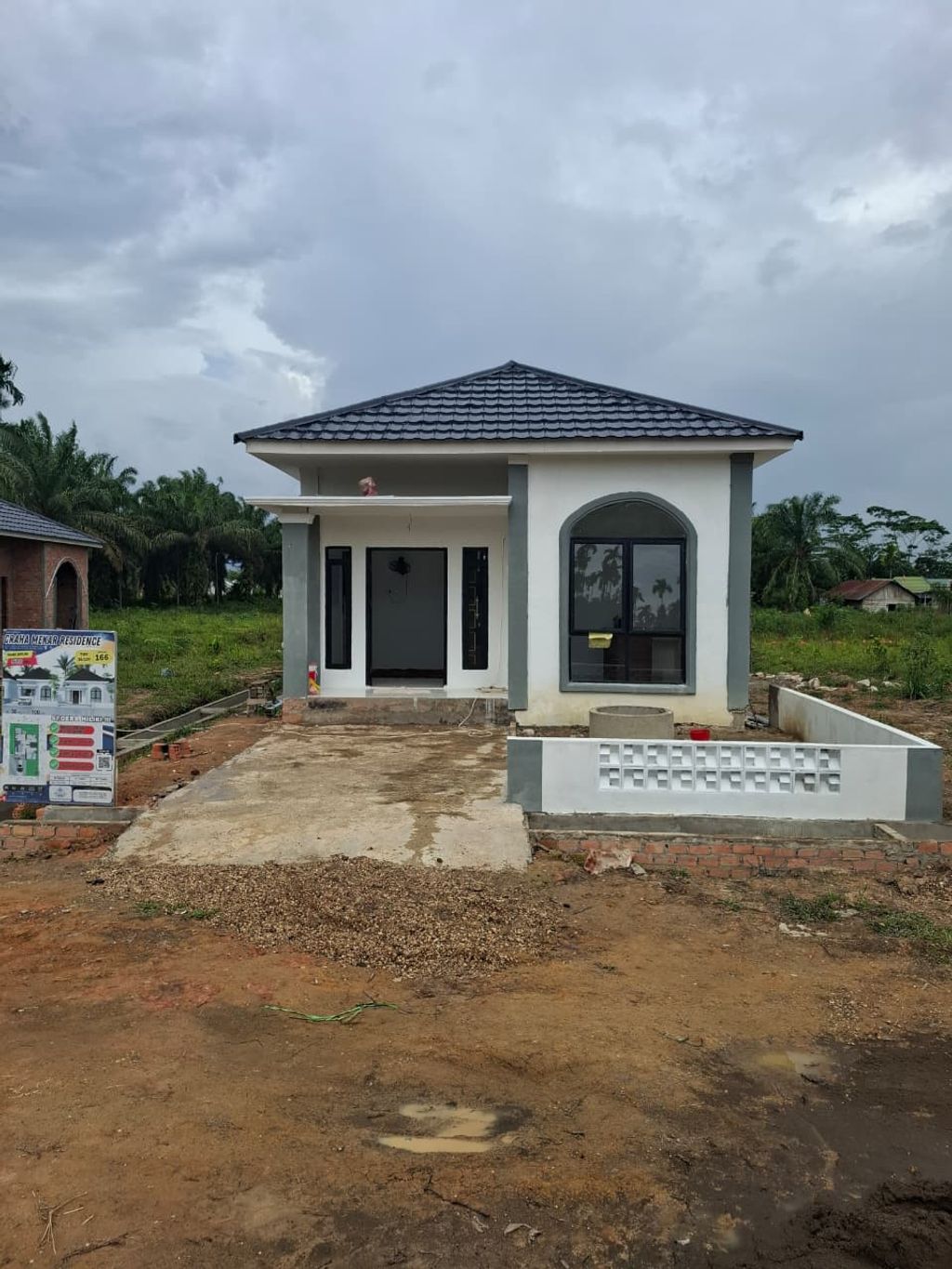 foto tampak rumah tipe 36 perumahan GRAHA MEKAR RESIDENCE