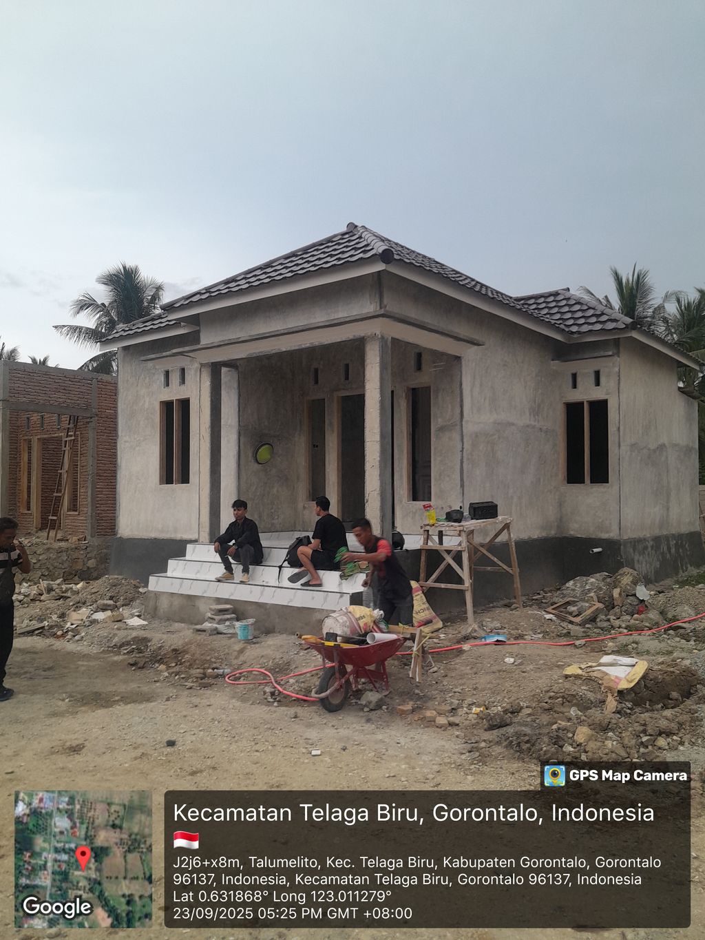 foto tampak rumah tipe 36 perumahan Perum Surya Pagi 7