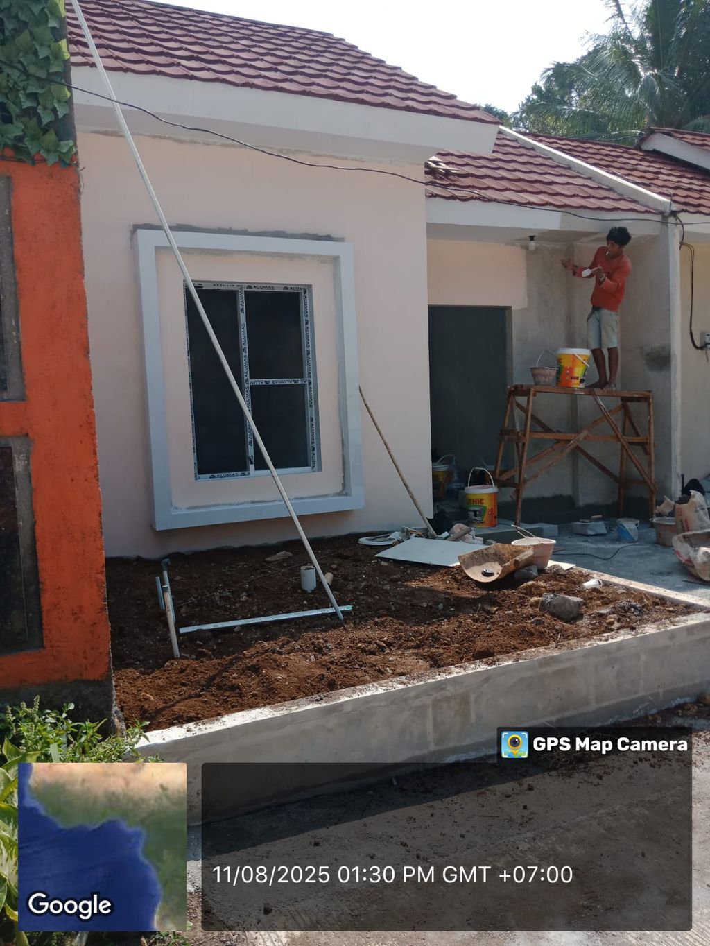 foto tampak rumah tipe 30/60 perumahan Graha Sidomukti