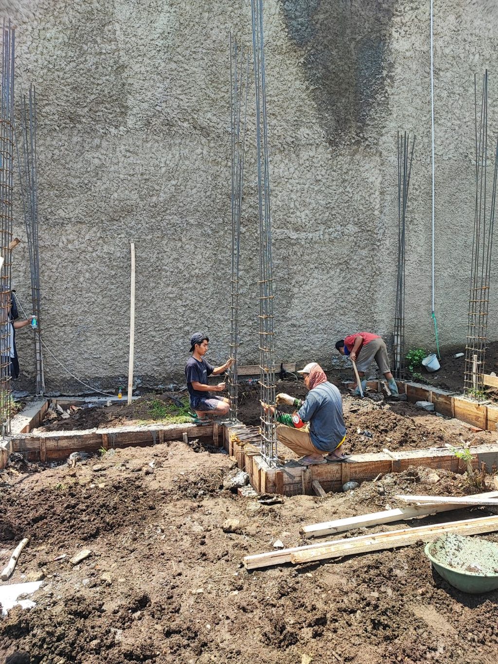 foto tampak rumah tipe 90 (B36) perumahan Kopo Harmonis Townhouse