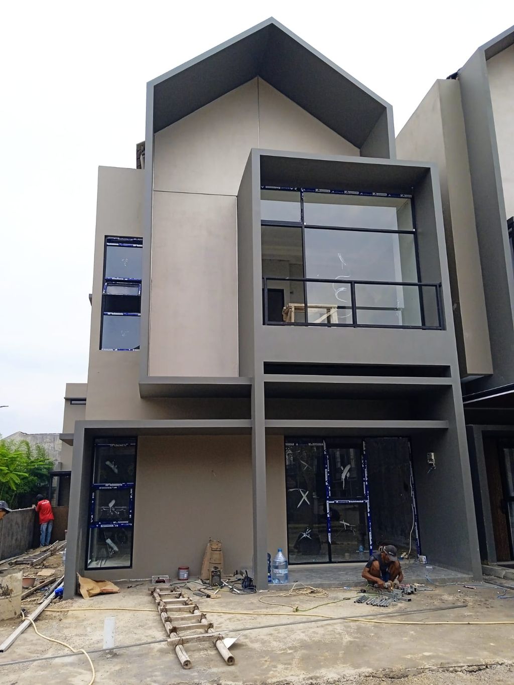 foto tampak rumah tipe 120 (A5) perumahan Kopo Harmonis Townhouse