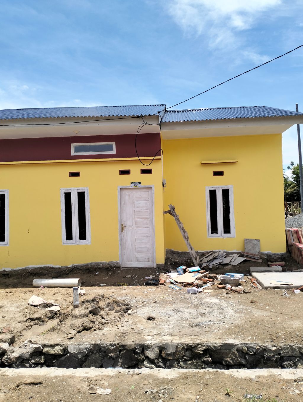foto tampak rumah tipe 36 C_17 perumahan PERUMAHAN RAPPANG INDAH