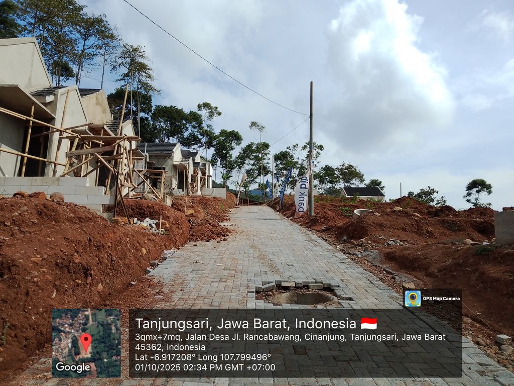 foto posisi tengah perumahan BAROKAH REGENCY JATINANGOR