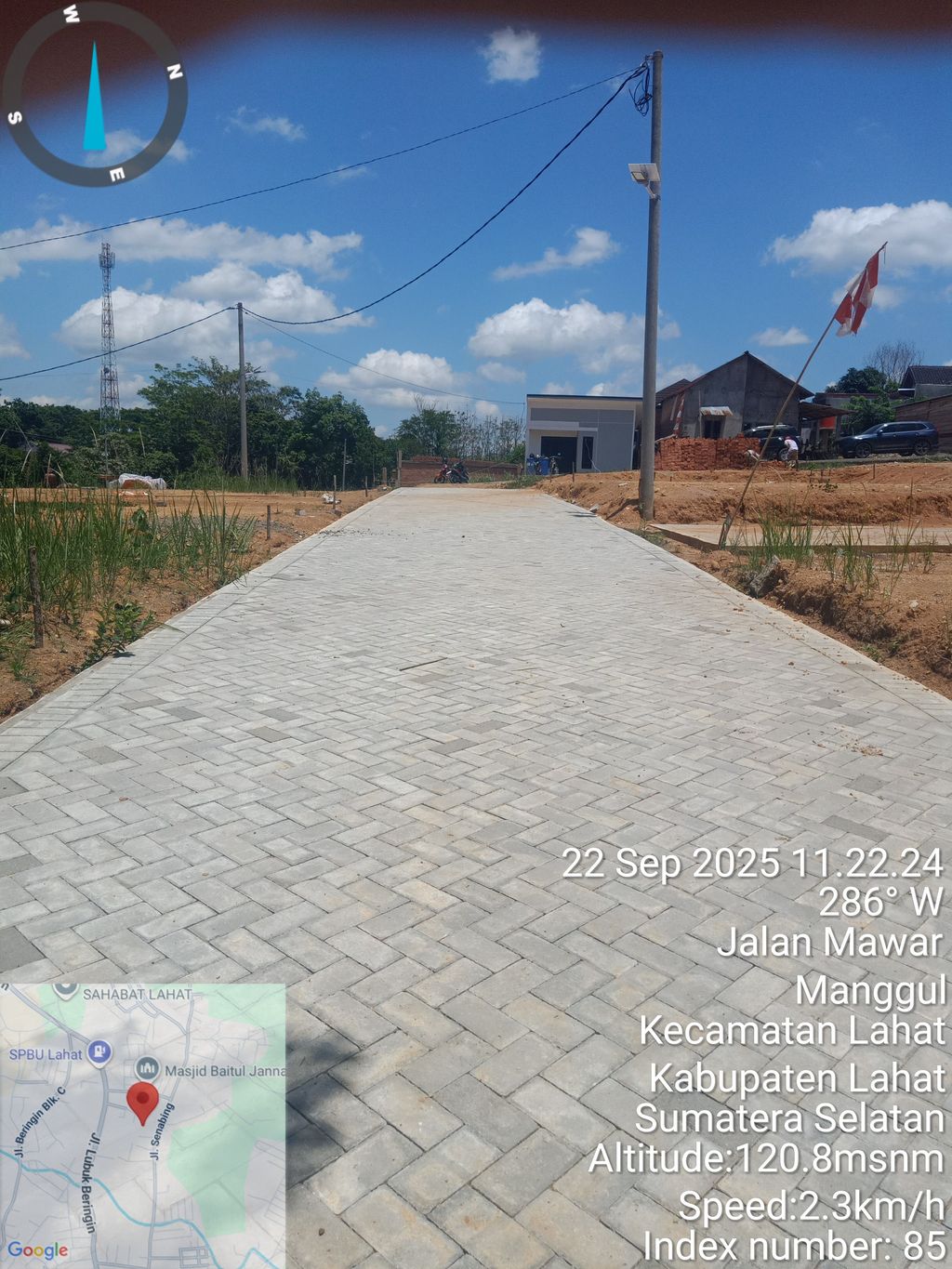 foto gerbang perumahan ROSE REGENCY