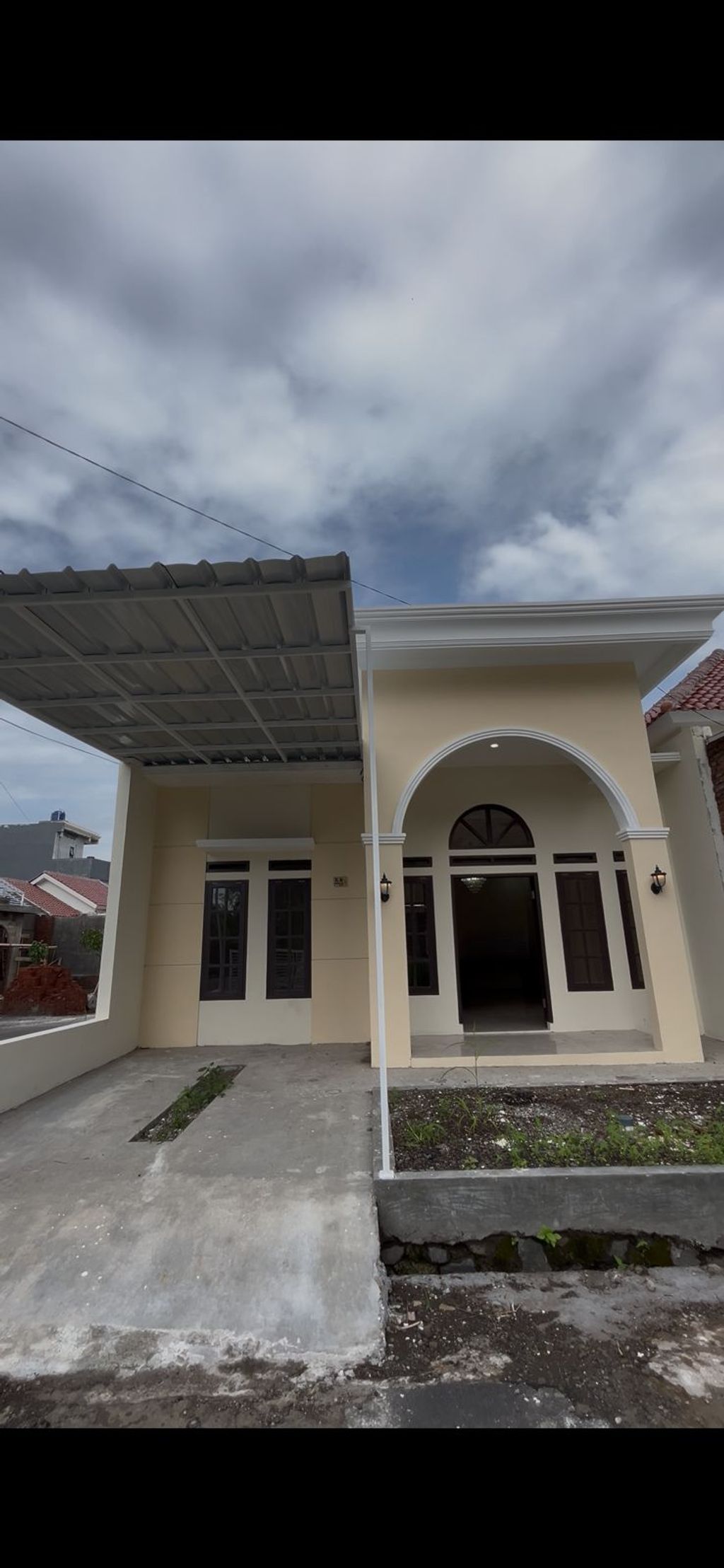 foto tampak rumah tipe 60/105 perumahan CLUSTER MARGAMULYA INDAH REGENCY