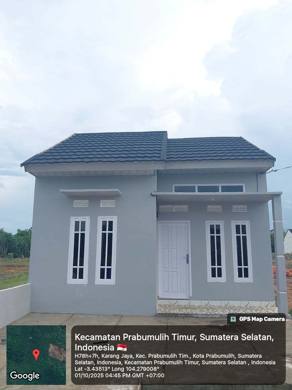 foto tampak rumah tipe 36 perumahan GAJAH MADA RESIDENCE 3