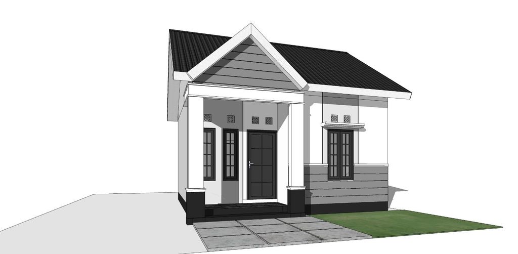 foto tampak rumah tipe 36 perumahan ANUGERAH RESIDENCE 5 TAHAP-1