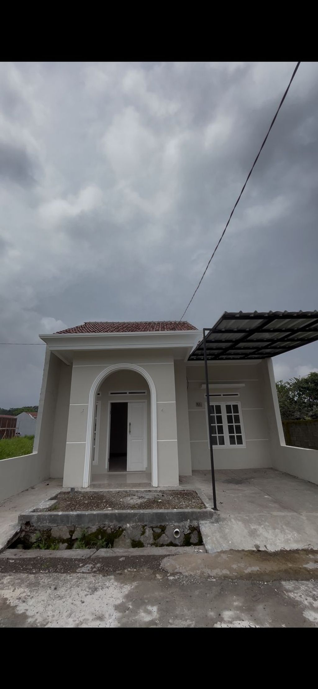 foto tampak rumah tipe 45/84 perumahan CLUSTER MARGAMULYA INDAH REGENCY