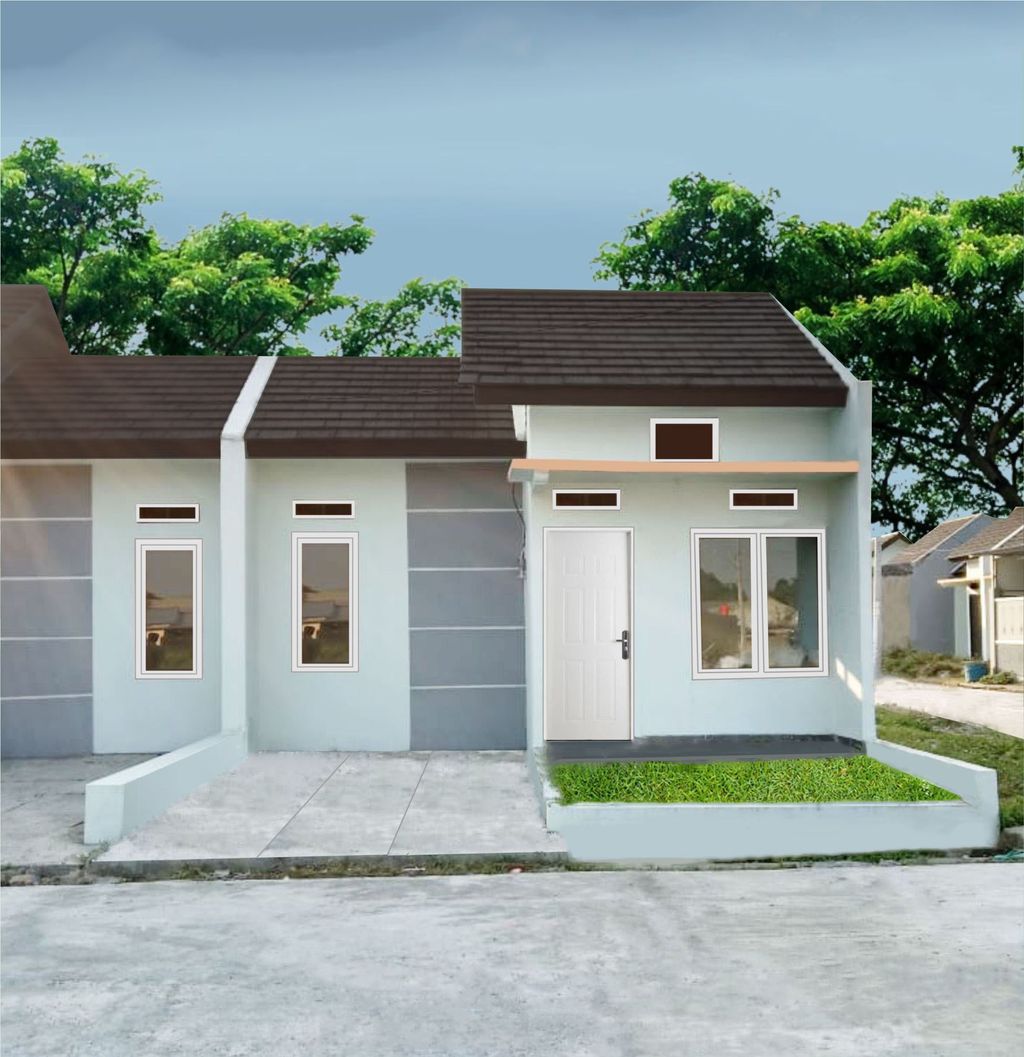 foto tampak rumah tipe Kecapi 2 perumahan KECAPI CITY