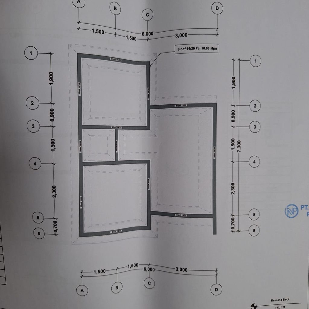 foto denah rumah tipe 36/91 perumahan BELITUNG CAHAYA RESIDENCE
