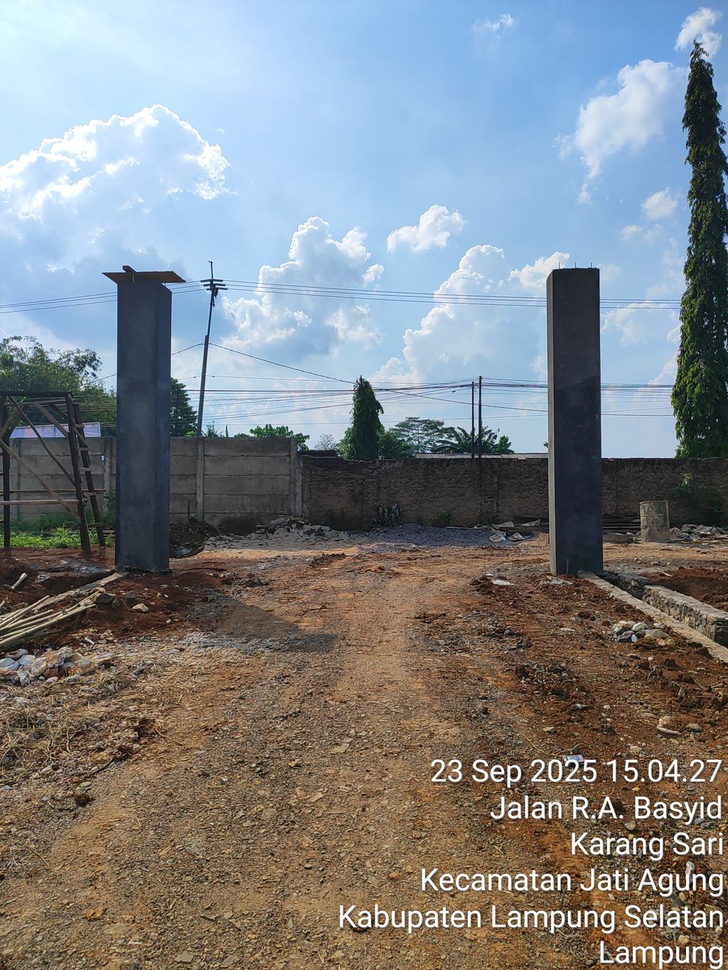 foto gerbang perumahan AR RAFIQ RESIDENCE