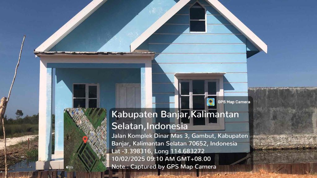 foto contoh rumah perumahan DINAR MAS 3 TAHAP 2