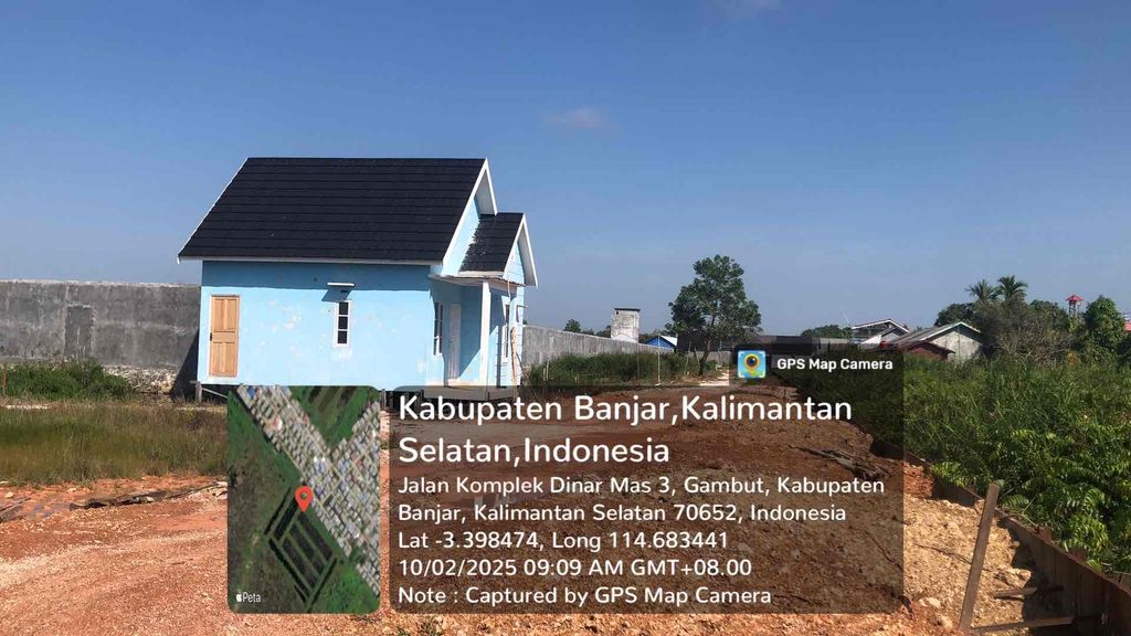foto posisi tengah perumahan DINAR MAS 3 TAHAP 2