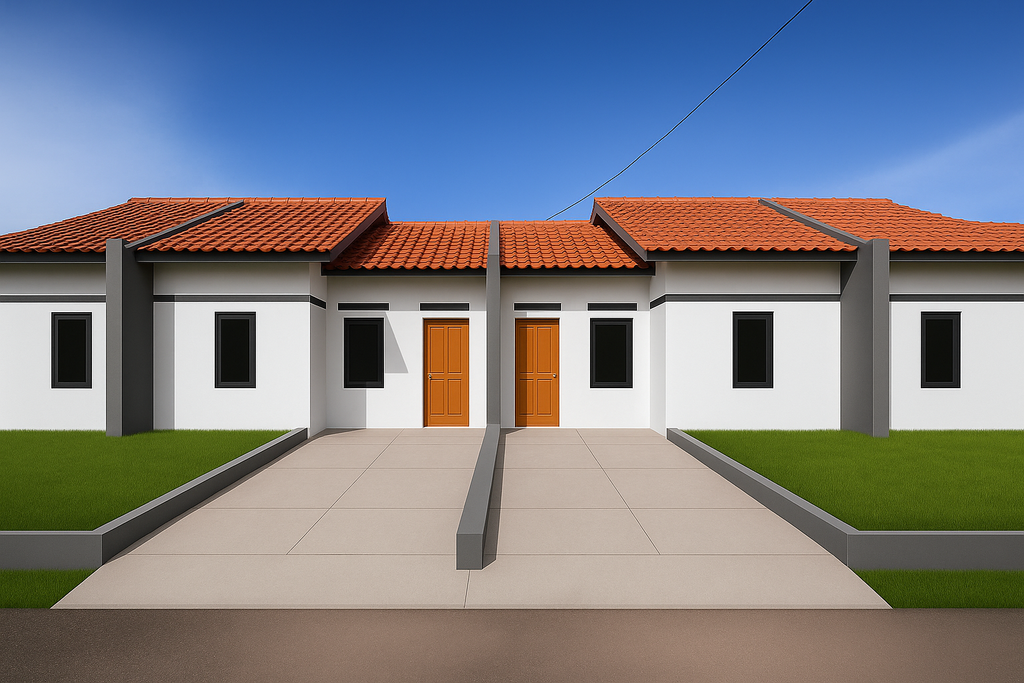 foto tampak rumah tipe 30/60 perumahan BRIS RESIDENCE 2 Tahap 2