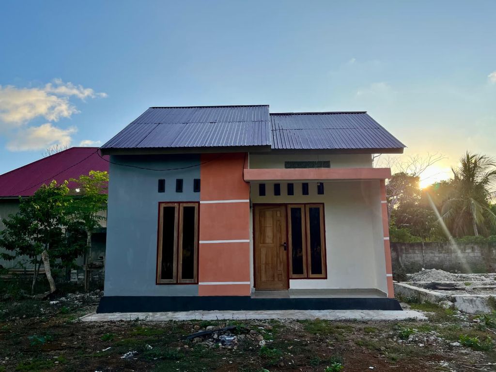 foto tampak rumah tipe 36 perumahan SINAR MANIS RESIDENCE