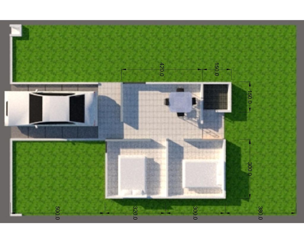 foto denah rumah tipe 36/150 perumahan Royal Residence