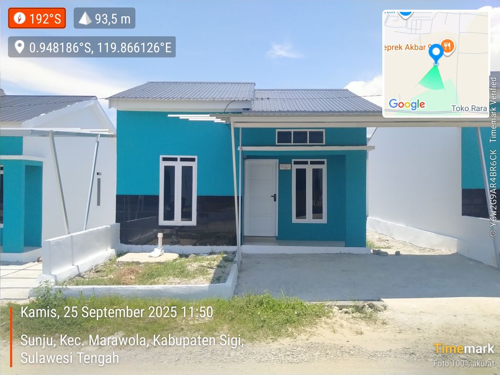 foto tampak rumah tipe 36/96 perumahan GREEN ANDARA 5