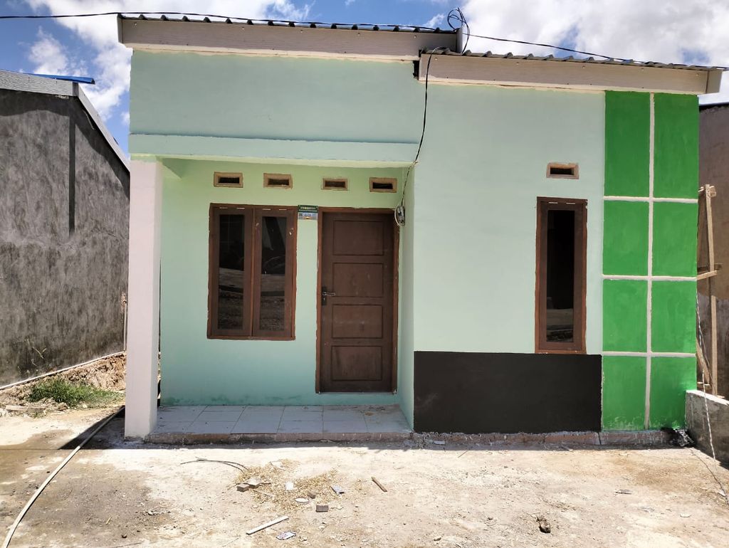 foto tampak rumah tipe 36 perumahan ALSYIFA BOULEVARD