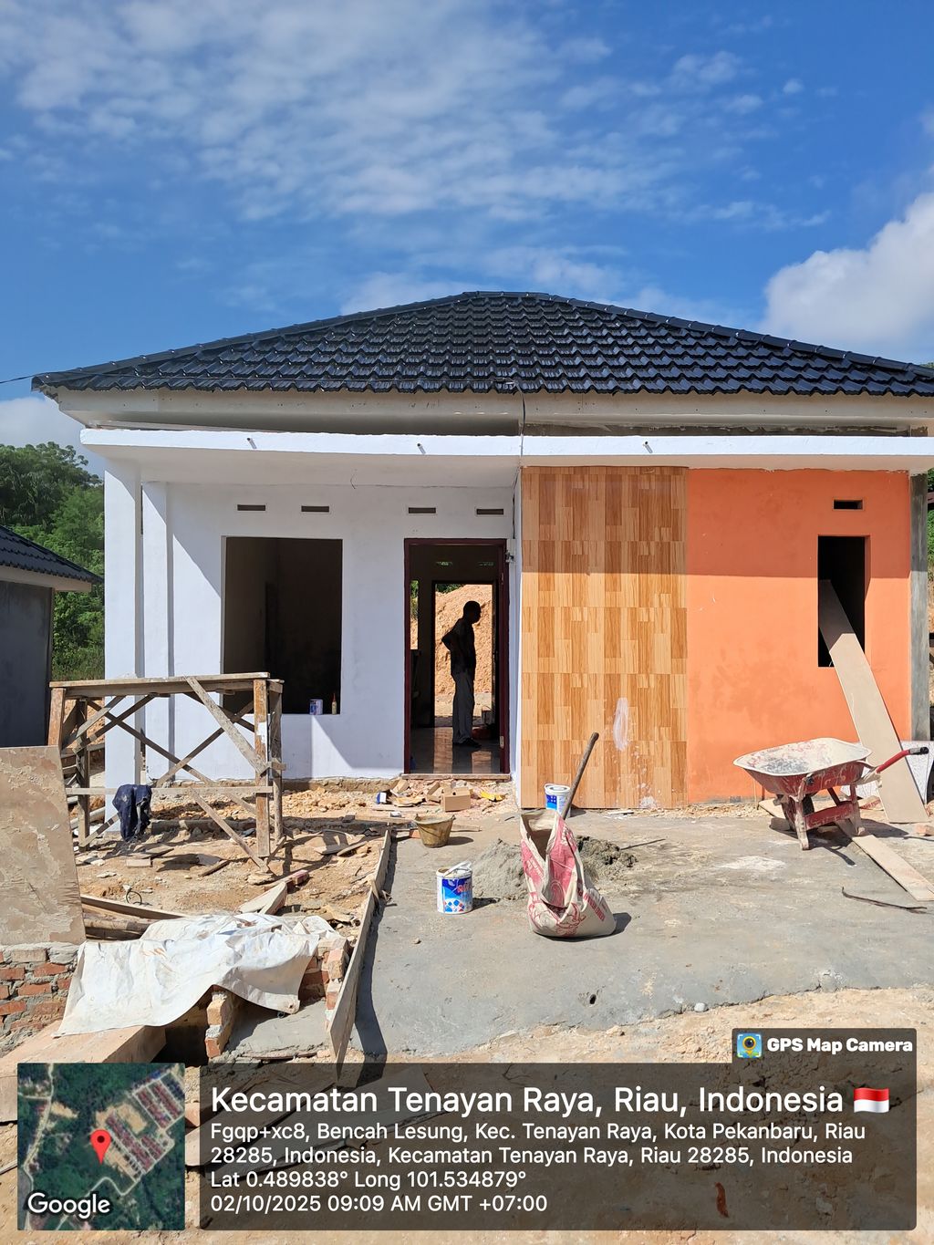 foto tampak rumah tipe 36 perumahan VILLA AKASIA ASRI 2 TAHAP III