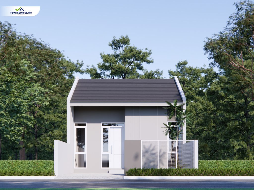 foto tampak rumah tipe 30/60 perumahan GRAHA VILLAGE PURWADADI