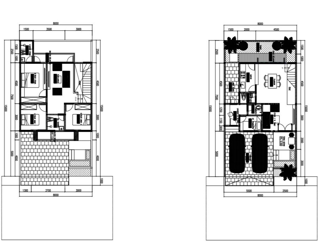 foto denah rumah tipe 124/235 perumahan CIHEULANG REGENCY
