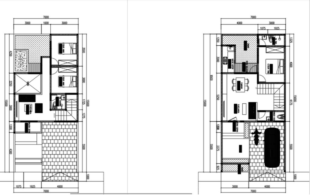 foto denah rumah tipe 101/135 perumahan CIHEULANG REGENCY