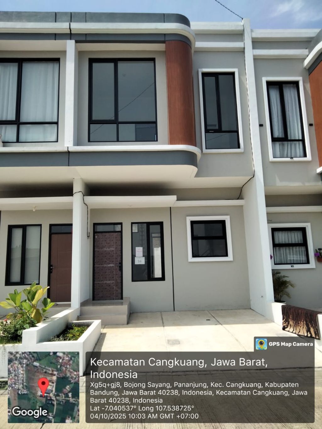 foto tampak rumah tipe 38 Compact (2 kamar) (408) perumahan G-Land Aleena Residence