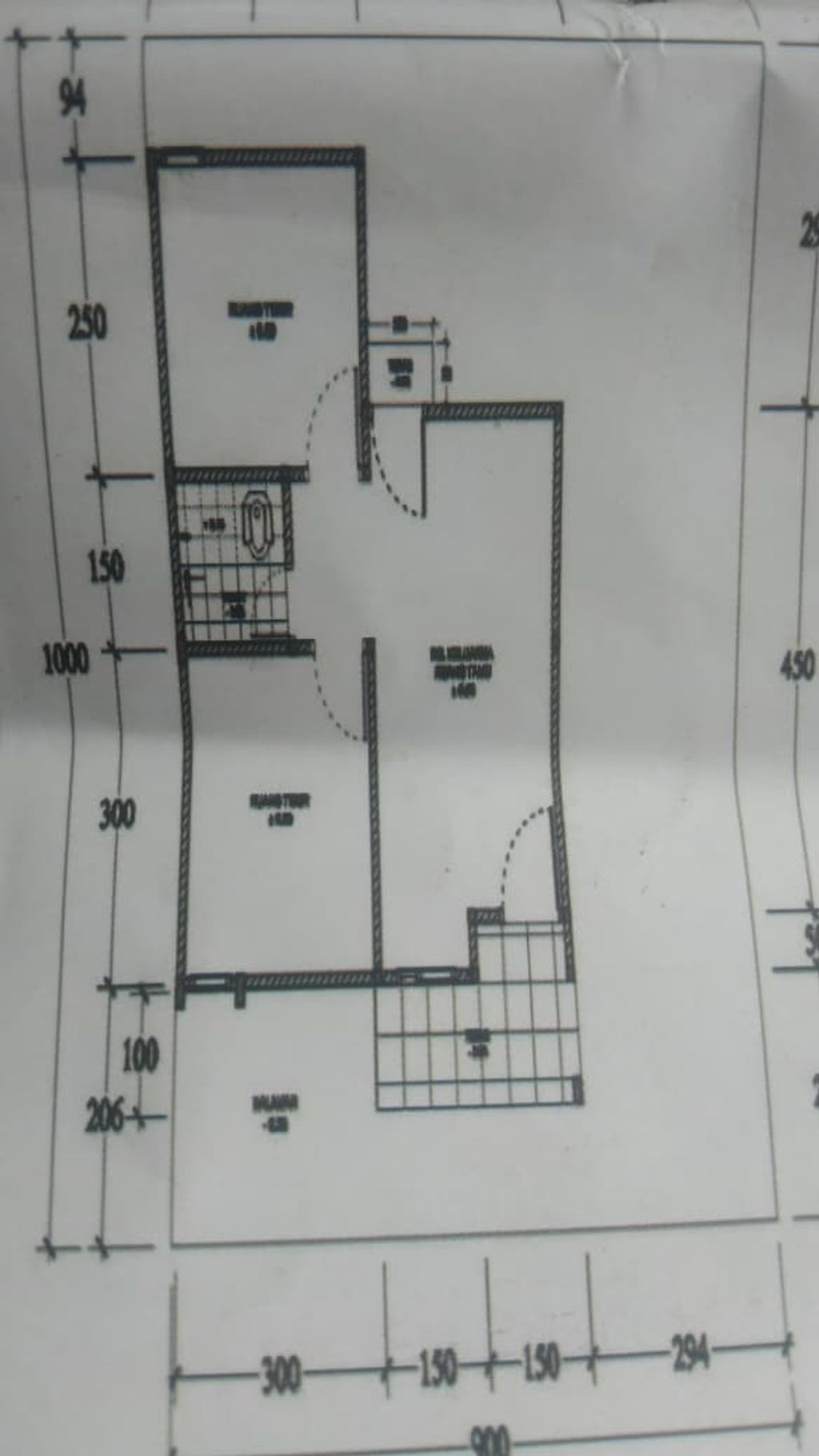 foto denah rumah tipe 36 perumahan GALAXY RESIDENCE