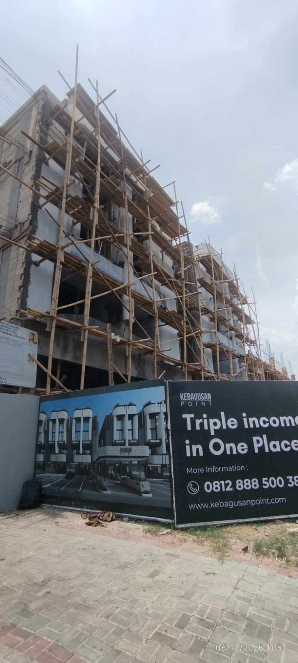 foto tampak rumah tipe Standart perumahan Kebagusan Point