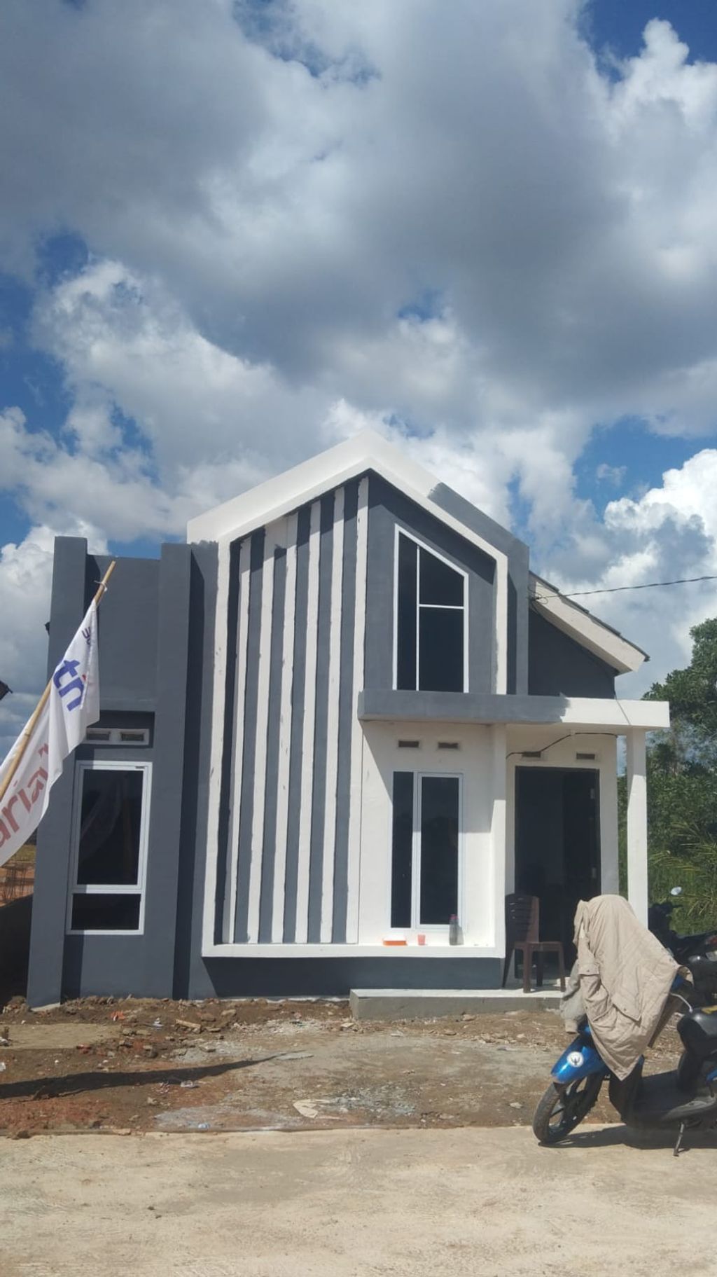 foto tampak rumah tipe 36 perumahan GALAXY RESIDENCE