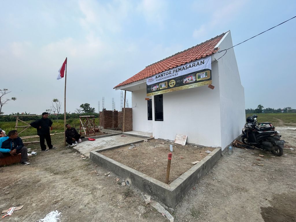 foto posisi tengah perumahan MADANI RESIDENCE 1
