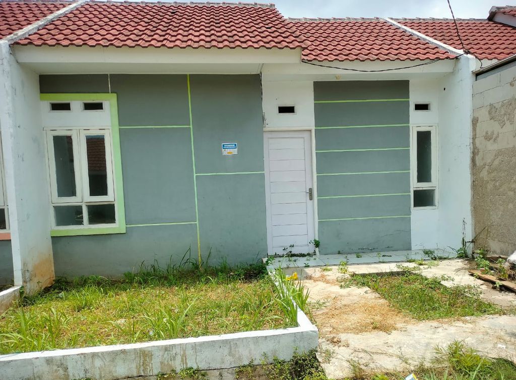 foto tampak rumah tipe 30/60 perumahan Mutiara Gemilang