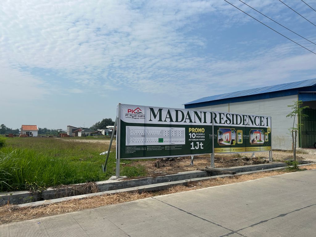 foto gerbang perumahan MADANI RESIDENCE 1