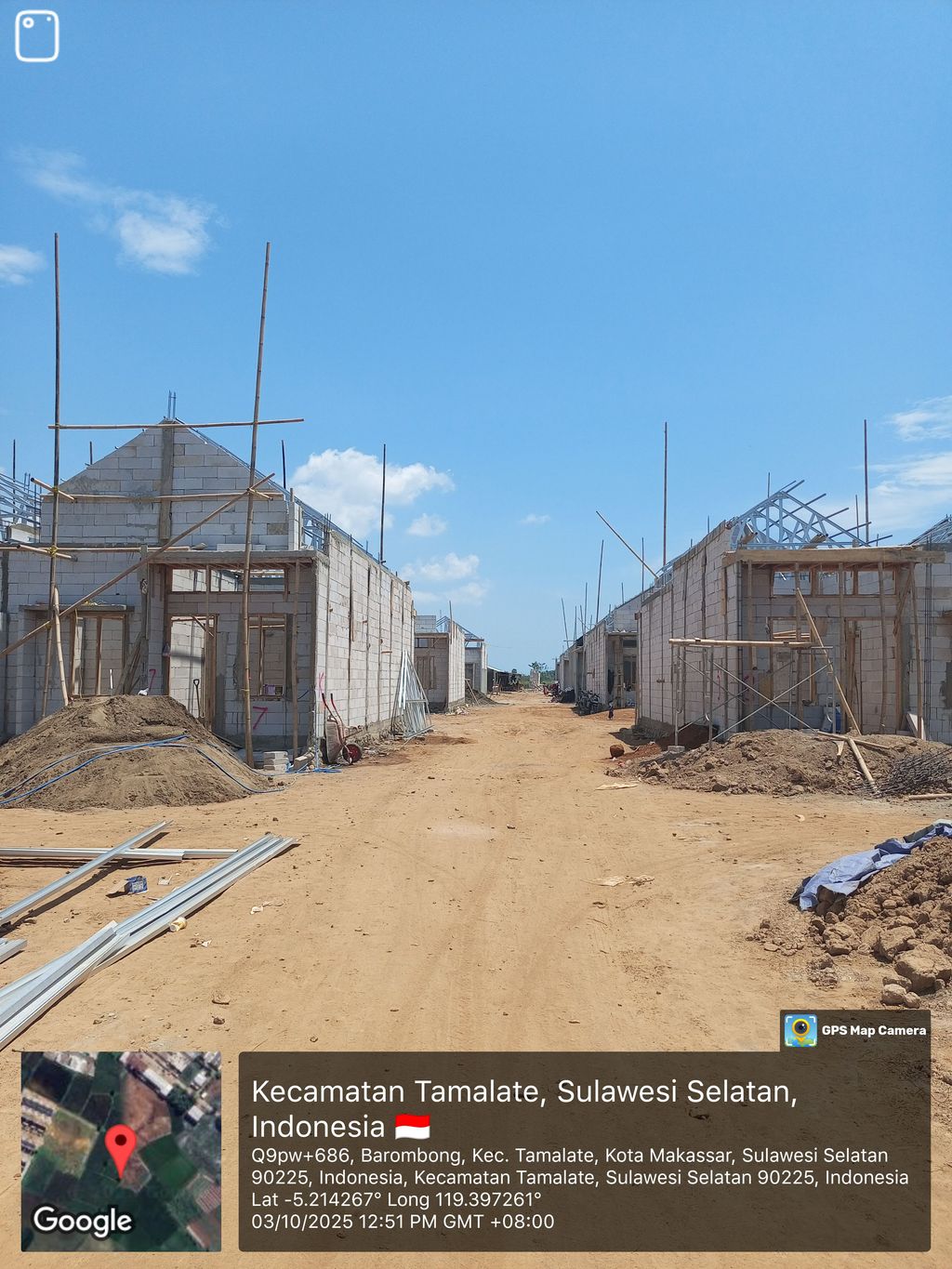 foto posisi tengah perumahan PERUMAHAN ZAMZAM LAND MAKASSAR