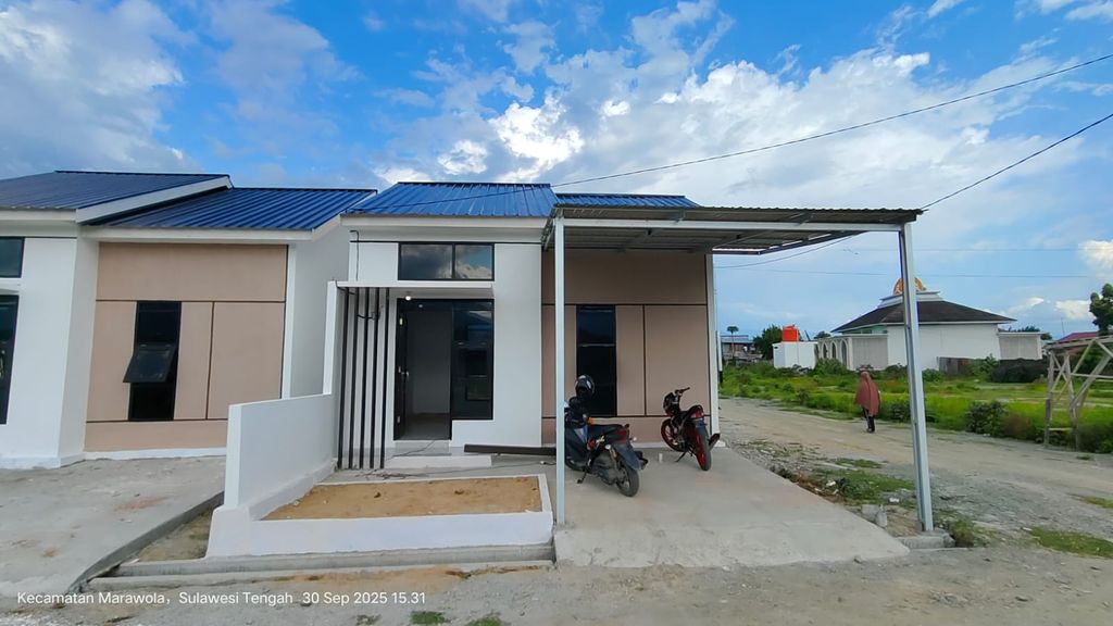 foto tampak rumah tipe 36 perumahan GRAND SUNJU