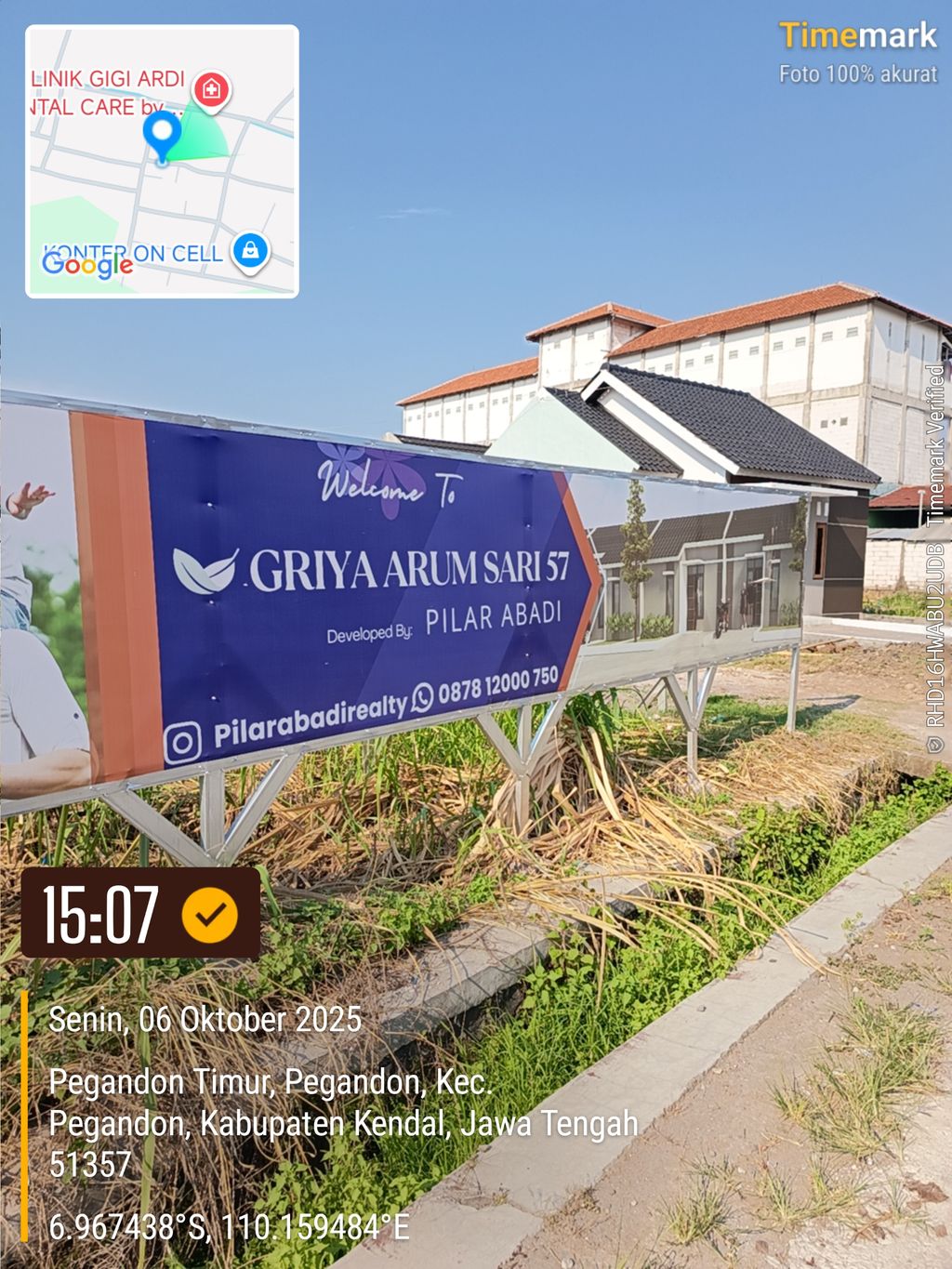 foto gerbang perumahan GRIYA ARUM SARI 57