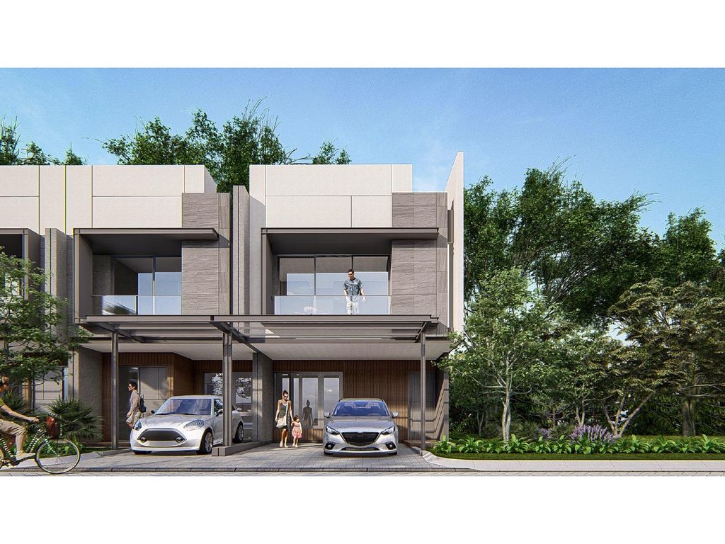 foto tampak rumah tipe 117/129 perumahan Aries 7