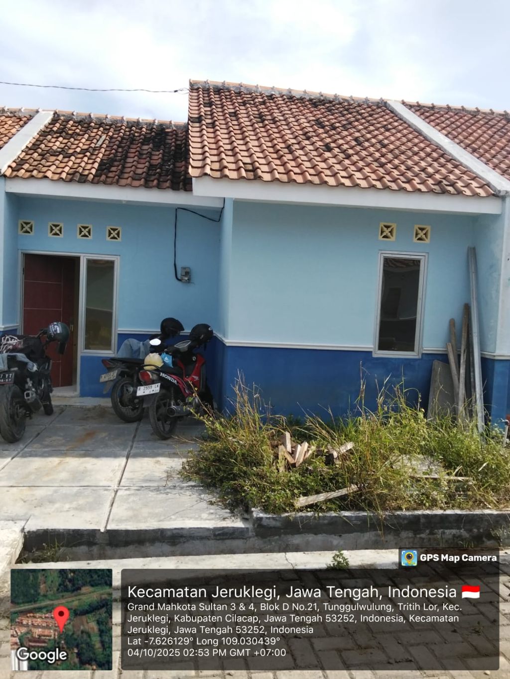 foto tampak rumah tipe 30/60 BLOK E NO. 47 ( SUBSIDI ) perumahan GRAND MAHKOTA SULTAN 4