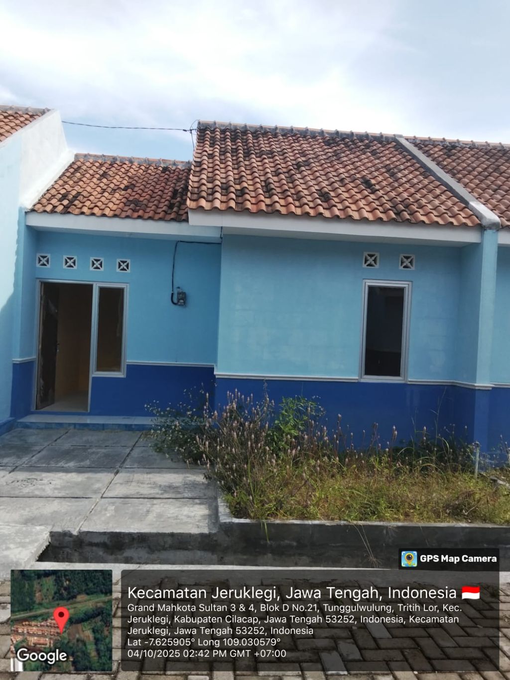 foto tampak rumah tipe 30/60 BLOK E NO. 80 perumahan GRAND MAHKOTA SULTAN 4