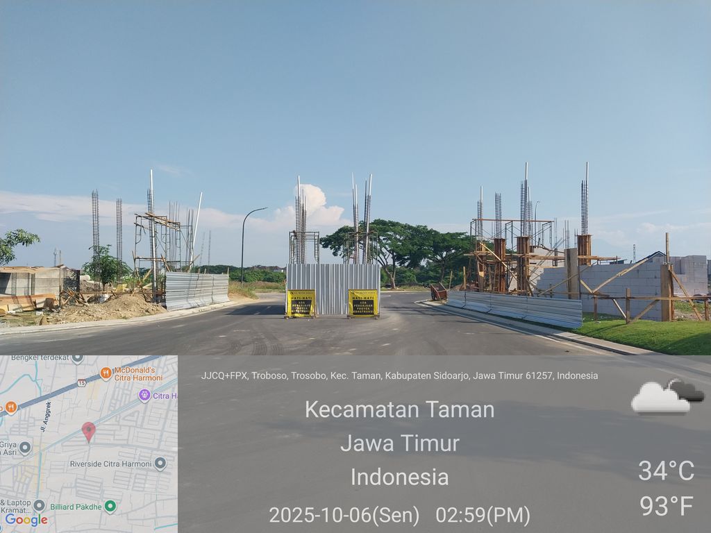 foto gerbang perumahan CITRAHARMONI - CLUSTER NEWYORK - CAMBRIDGE