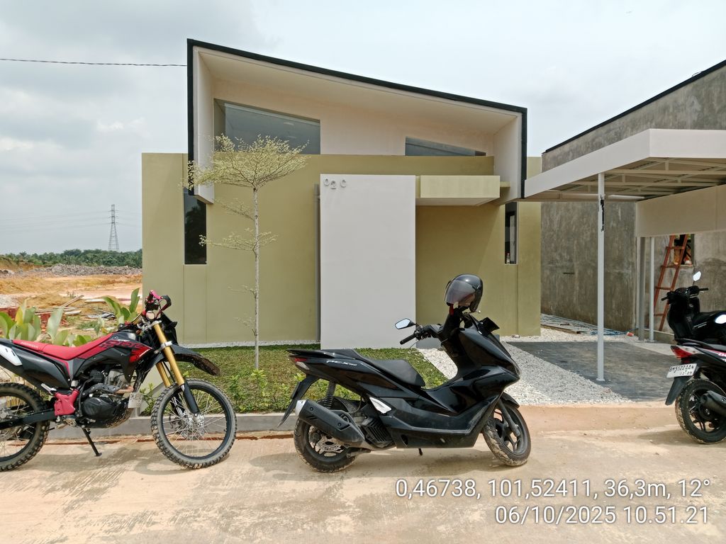 foto contoh rumah perumahan Naung Arum At Mentangor