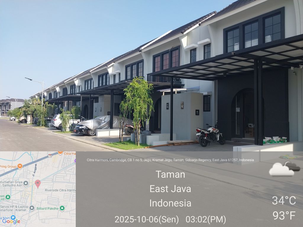 foto posisi tengah perumahan CITRAHARMONI - CLUSTER NEWYORK - CAMBRIDGE