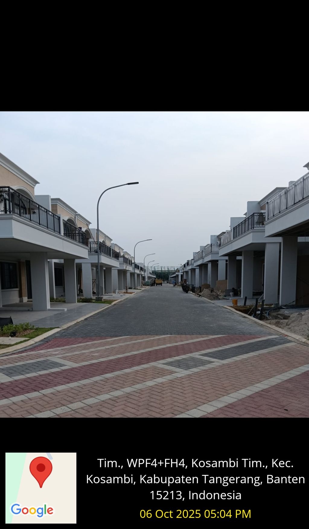 foto posisi tengah perumahan Cluster Bukit Nirmala