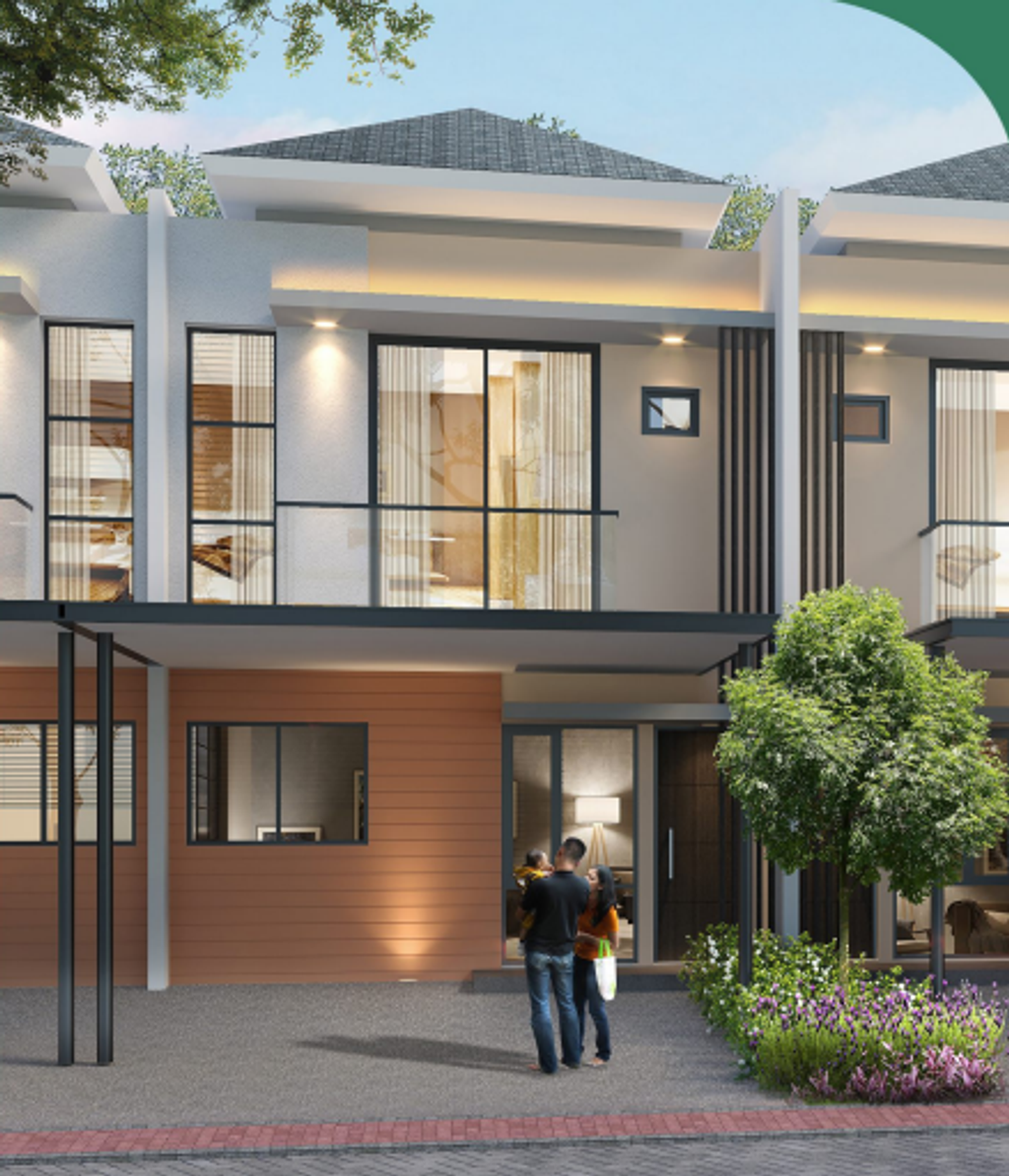 foto tampak rumah tipe RUBY BADAN perumahan RUMAH MILENIAL NEW