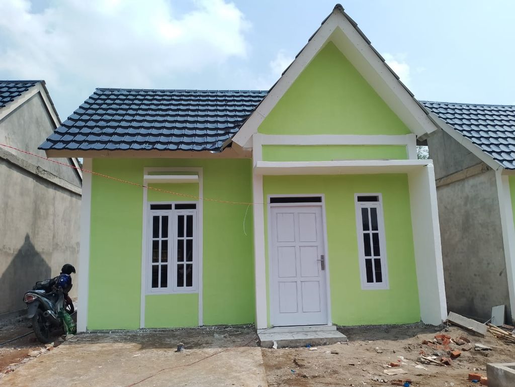 foto tampak rumah tipe 36 perumahan Cendrawasih Residence 2