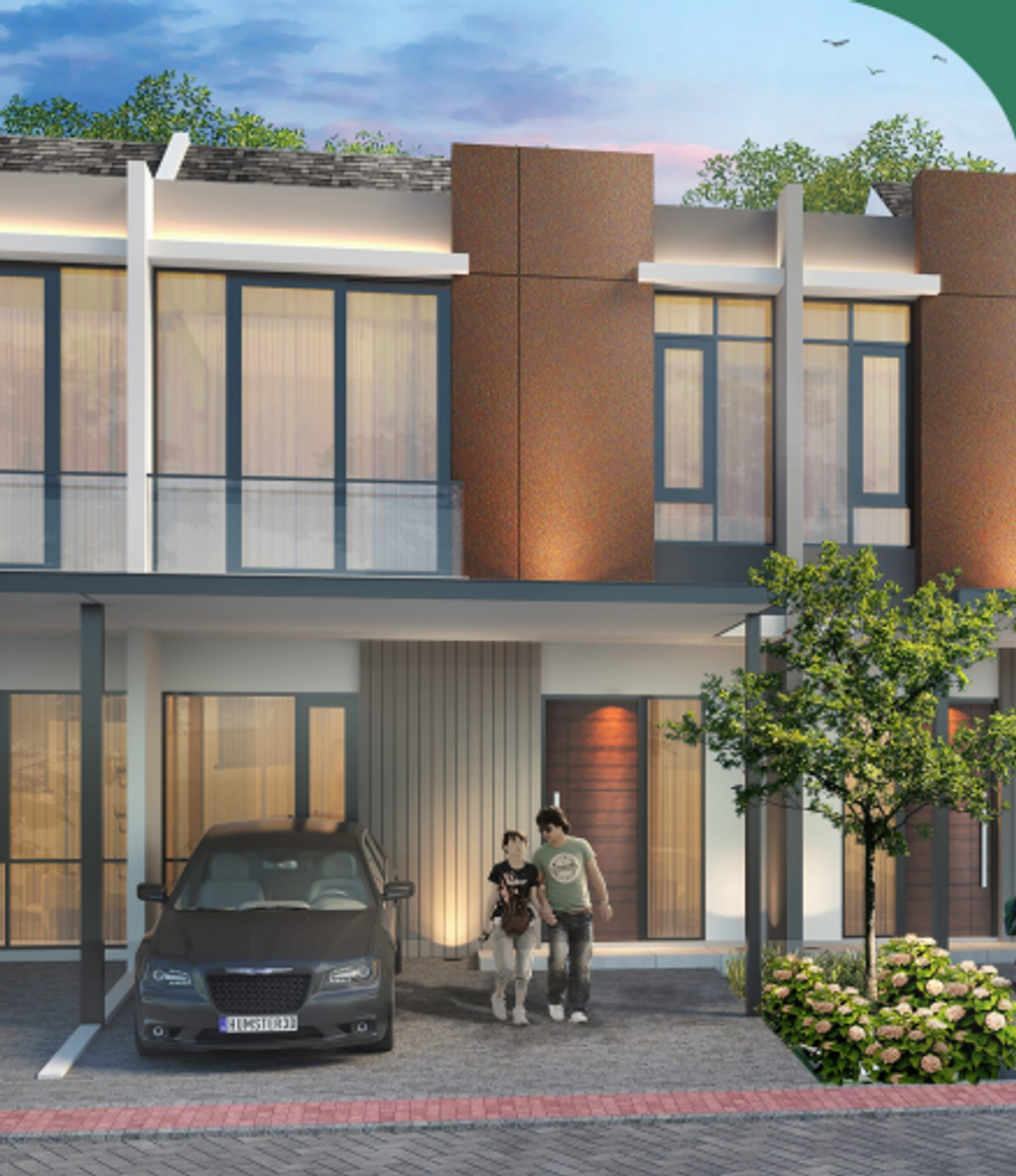 foto tampak rumah tipe ORCHID BADAN perumahan RUMAH MILENIAL NEW